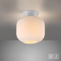 Schöner Wohnen-Kollektion Deckenleuchte NAMI, weiss, E27, LED geeignet