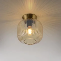 Schöner Wohnen-Kollektion Deckenleuchte NAMI, amber, E27 LED geeignet