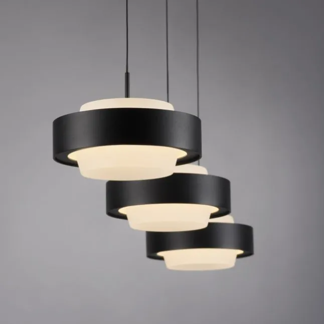 Schöner Wohnen-Kollektion 3fl. LED Pendelleuchte ELMO schwarz