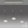 Schöner Wohnen-Kollektion 3fl. LED Pendelleuchte ELMO sandbrise
