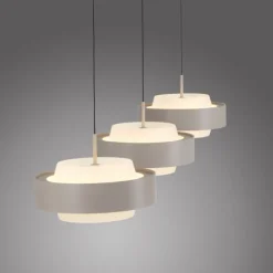 Schöner Wohnen-Kollektion 3fl. LED Pendelleuchte ELMO sandbrise