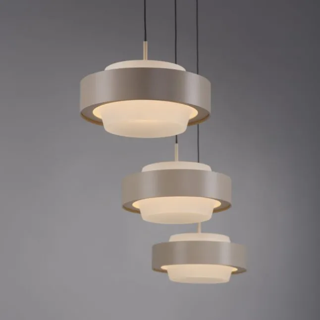 Schöner Wohnen-Kollektion 3fl. LED Pendelleuchte ELMO sandbrise