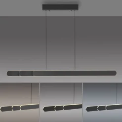 Schöner Wohnen-Kollektion LED Pendelleuchte ADRIANA, schwarz, dimmbar