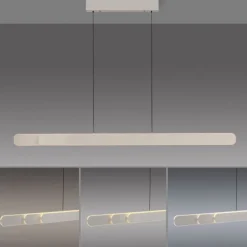 Schöner Wohnen-Kollektion LED Pendelleuchte ADRIANA, sandfarben, dimmbar