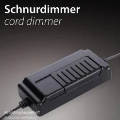 Schöner Wohnen-Kollektion LED Stehleuchte LENA, schwarz, Schnurdimmer, Memory