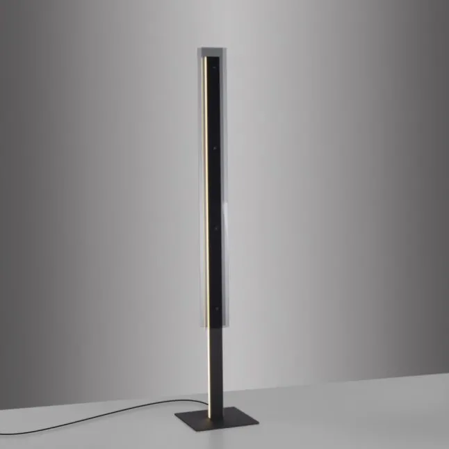 Schöner Wohnen-Kollektion LED Stehleuchte LENA, schwarz, Schnurdimmer, Memory