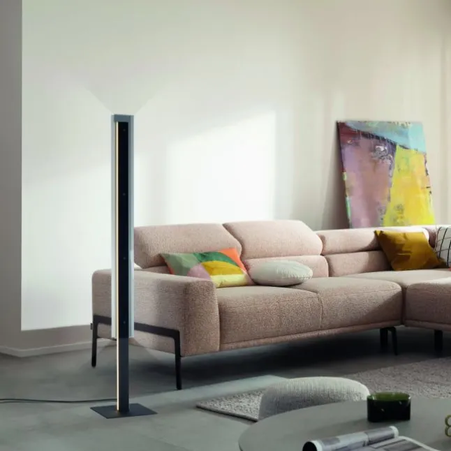Schöner Wohnen-Kollektion LED Stehleuchte LENA, schwarz, Schnurdimmer, Memory