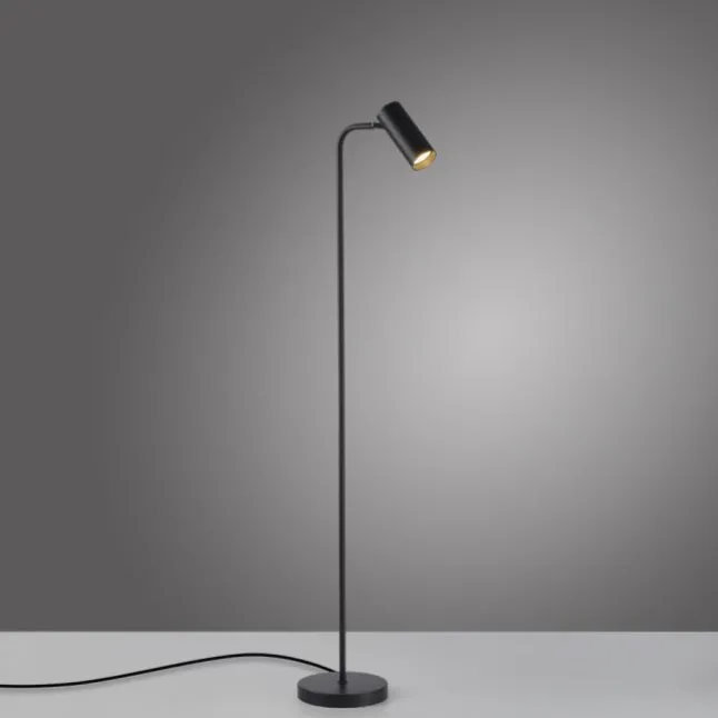 Schöner Wohnen-Kollektion LED Stehleuchte RIK, schwarz, dreh-und schwenkbar, Schnurschalter