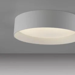 Schöner Wohnen-Kollektion LED Deckenleuchte TAVOLI weiss, rund D=28,5cm, dimmbar, Fernbedienung