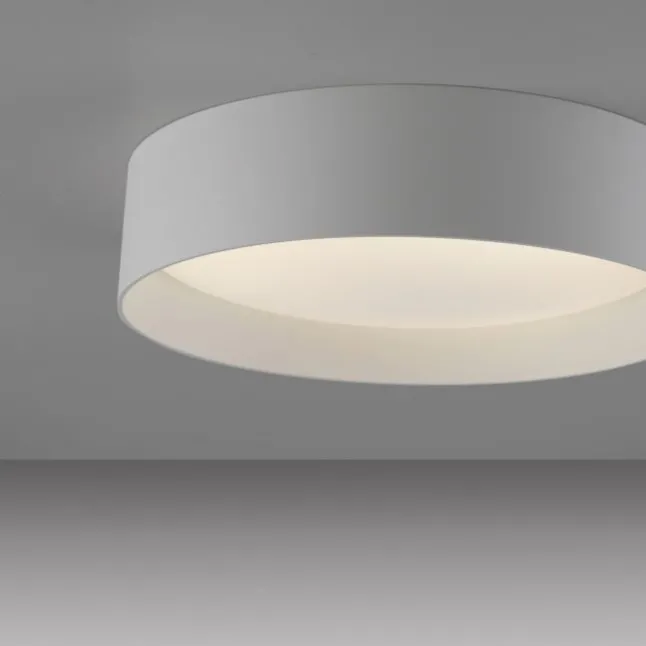 Schöner Wohnen-Kollektion LED Deckenleuchte TAVOLI weiss, rund D=28,5cm, dimmbar, Fernbedienung