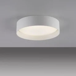 Schöner Wohnen-Kollektion LED Deckenleuchte TAVOLI weiss, rund D=28,5cm, dimmbar, Fernbedienung