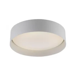 Schöner Wohnen-Kollektion LED Deckenleuchte TAVOLI weiss, rund D=28,5cm, dimmbar, Fernbedienung