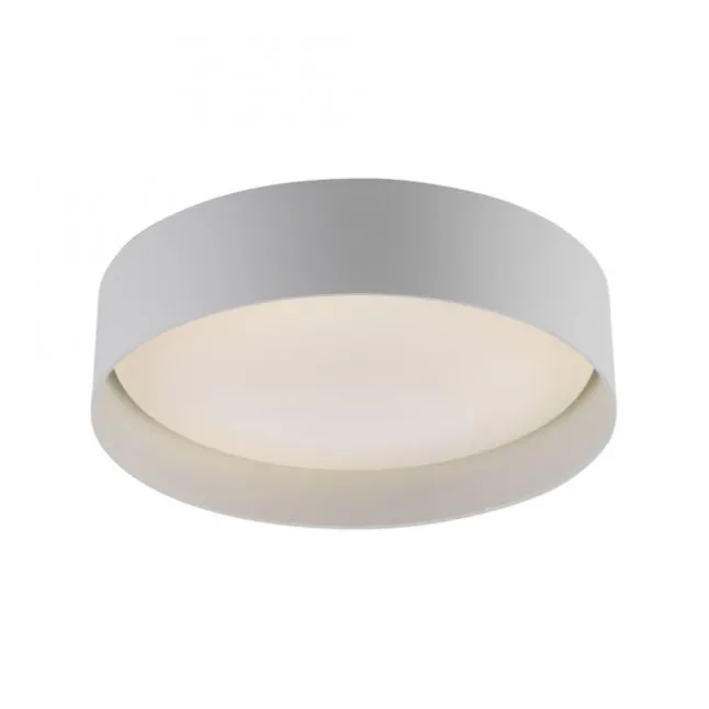 Schöner Wohnen-Kollektion LED Deckenleuchte TAVOLI weiss, rund D=28,5cm, dimmbar, Fernbedienung