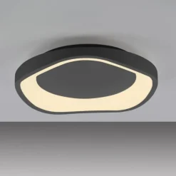 Schöner Wohnen-Kollektion LED Deckenleuchte MONTA, schwarz, dimmbar, Memoryfunktion