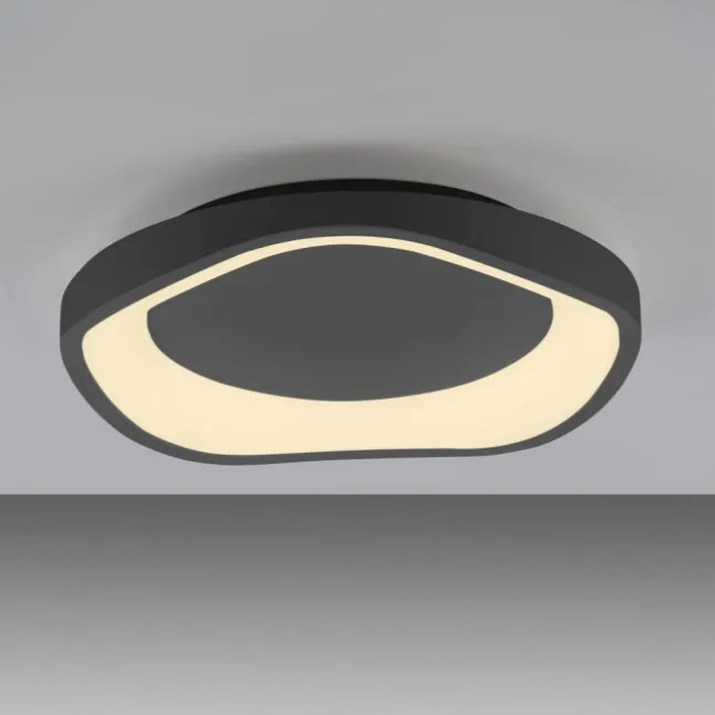 Schöner Wohnen-Kollektion LED Deckenleuchte MONTA, schwarz, dimmbar, Memoryfunktion