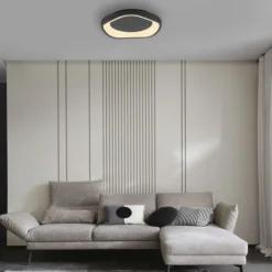 Schöner Wohnen-Kollektion LED Deckenleuchte MONTA, schwarz, dimmbar, Memoryfunktion