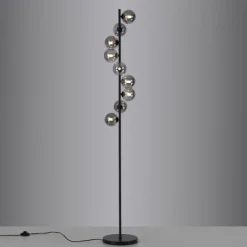 Schöner Wohnen Kollektion LED Stehleuchte Dubai schwarz 9flammig