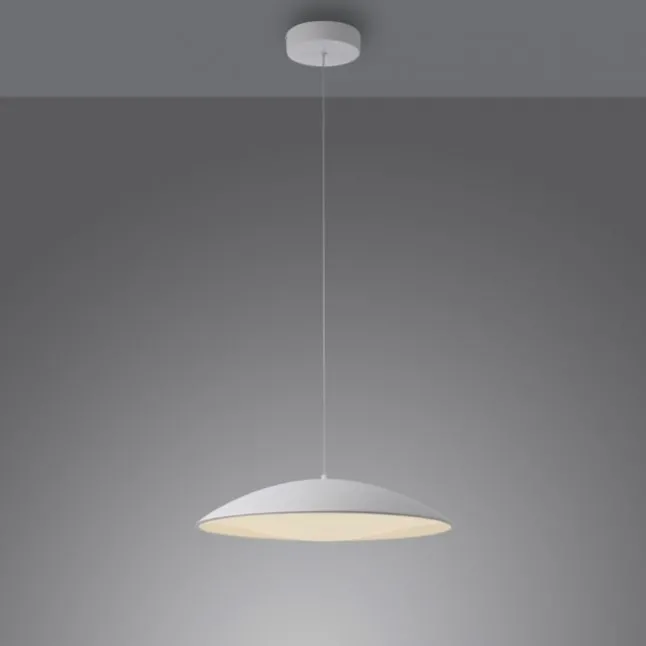 Schöner Wohnen-Kollektion LED Pendelleuchte LENTE, weiss, dimmbar, Memoryfunktion