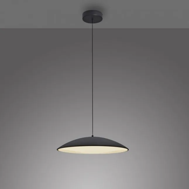Schöner Wohnen-Kollektion LED Pendelleuchte LENTE, schwarz, dimmbar, Memoryfunktion