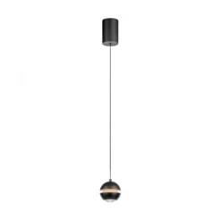 Schöner Wohnen-Kollektion LED Pendelleuchte LINI, schwarz, 1-flammig