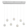 Schöner Wohnen-Kollektion LED Pendelleuchte weiss, 7-flammig, dimmbar