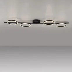 Schöner Wohnen-Kollektion LED Deckenleuchte MINI RITUS, schwarz, dimmbar