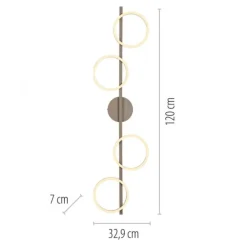 Schöner Wohnen-Kollektion LED Deckenleuchte MINI RITUS sandton dimmbar Memory