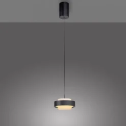 Schöner Wohnen Kollektion LED Pendelleuchte Elmo, schwarz Comfort Lift