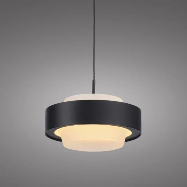 Schöner Wohnen Kollektion LED Pendelleuchte Elmo, schwarz Comfort Lift