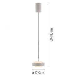Schöner Wohnen Kollektion LED Pendelleuchte Elmo, sandbrise Comfort Lift