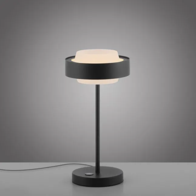 Schöner Wohnen-Kollektion LED Tischleuchte Elmo schwarz Touchdimmer