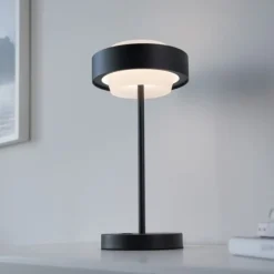 Schöner Wohnen-Kollektion LED Tischleuchte Elmo schwarz Touchdimmer