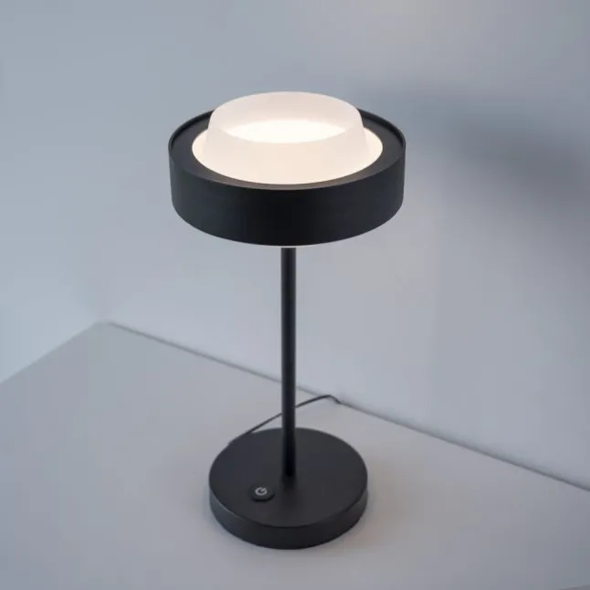 Schöner Wohnen-Kollektion LED Tischleuchte Elmo schwarz Touchdimmer
