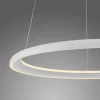Schöner Wohnen-Kollektion LED Pendelleuchte QUILLO, weiss, rund, dimmbar, Lift