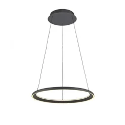 Schöner Wohnen-Kollektion LED Pendelleuchte QUILLO, schwarz, dimmbar, Comfort Lift