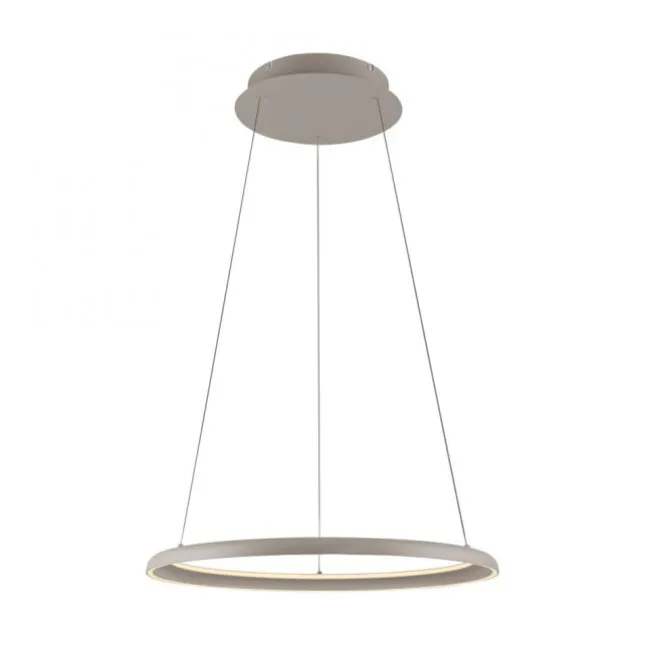 Schöner Wohnen-Kollektion LED Pendelleuchte QUILLO, sandfarben, dimmbar, Memoryfunktion