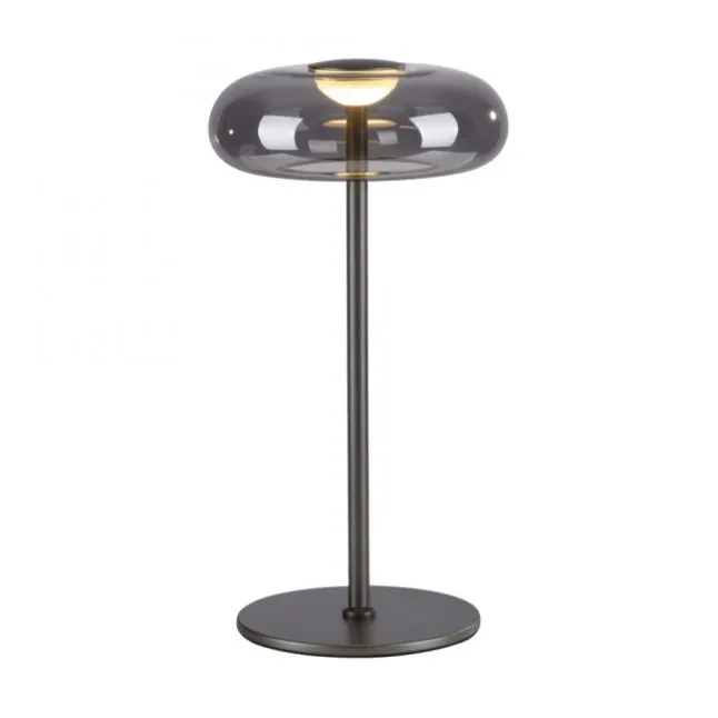 Schöner Wohnen-Kollektion LED Tischleuchte POSH, grau, dimmbar, warmweiß