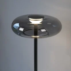 Schöner Wohnen-Kollektion LED Tischleuchte POSH, grau, dimmbar, warmweiß
