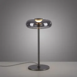 Schöner Wohnen-Kollektion LED Tischleuchte POSH, grau, dimmbar, warmweiß