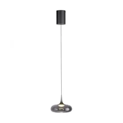 Schöner Wohnen-Kollektion LED Pendelleuchte POSH, grau, 1-flammig, dimmbar