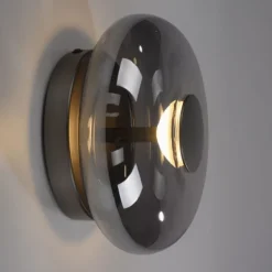 Schöner Wohnen-Kollektion LED Wand- und Deckenleuchte POSH, grau, dimmbar