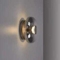Schöner Wohnen-Kollektion LED Wand- und Deckenleuchte POSH, grau, dimmbar