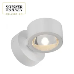 Schöner Wohnen-Kollektion LED Wandleuchte CHIA, weiss, Up- & Down Light