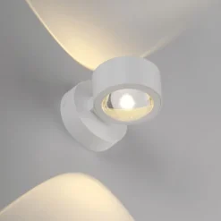 Schöner Wohnen-Kollektion LED Wandleuchte CHIA, weiss, Up- & Down Light