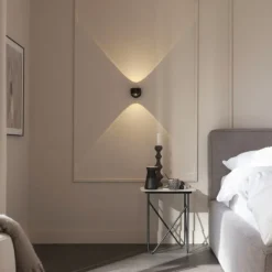 Schöner Wohnen-Kollektion LED Wandleuchte CHIA, schwarz, Up- & Downlight