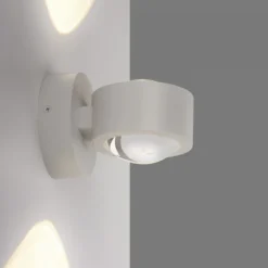 Schöner Wohnen-Kollektion LED Wandleuchte CHIA, Sandfarben, Up- & Downlight