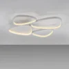 Schöner Wohnen-Kollektion LED Deckenleuchte PEBBLES, weiss, dimmbar