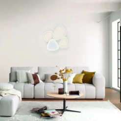 Schöner Wohnen-Kollektion LED Deckenleuchte PEBBLES, weiss, dimmbar