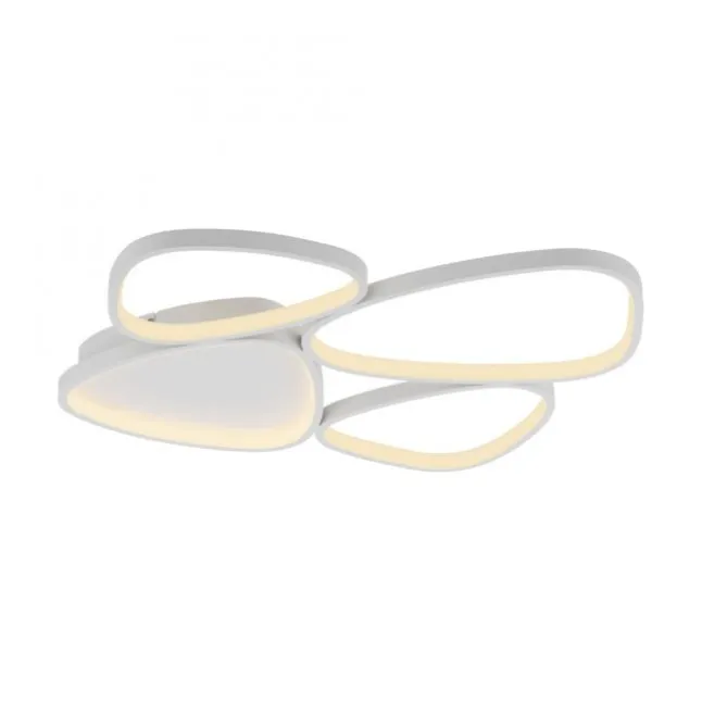 Schöner Wohnen-Kollektion LED Deckenleuchte PEBBLES, weiss, dimmbar