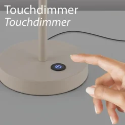 Schöner Wohnen-Kollektion LED Tischleuchte Elmo sandbrise Touchdimmer